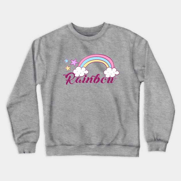 Rainbow Crewneck Sweatshirt by Namarqueza